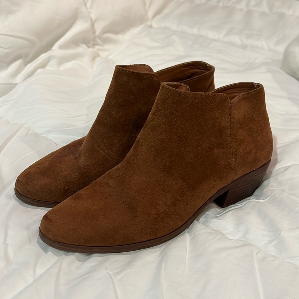 Brown booties